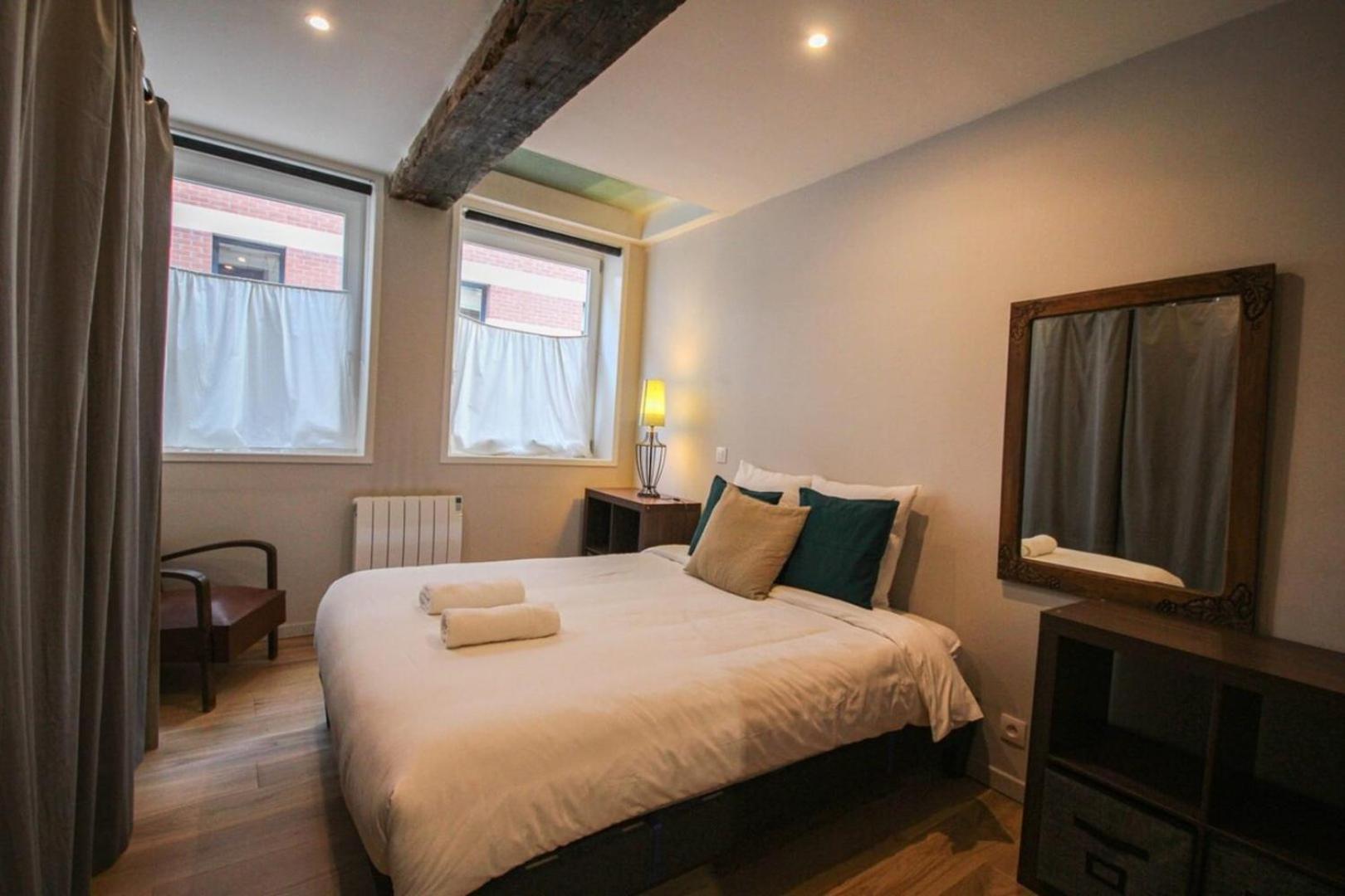 Duplex In The Heart Of Old Lille Terrace + Parking Daire Dış mekan fotoğraf